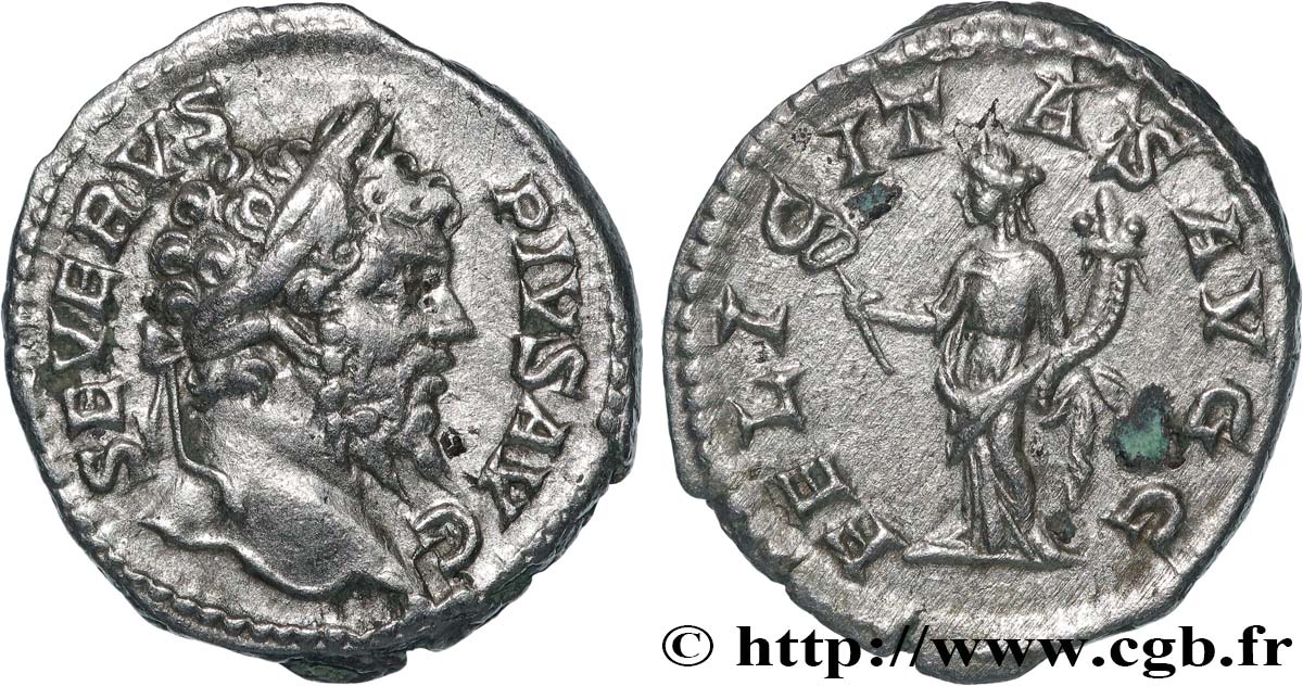 SEPTIME SÉVÈRE Denier TTB+