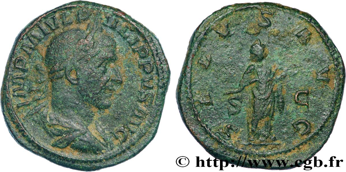 PHILIPPUS Sesterce VF