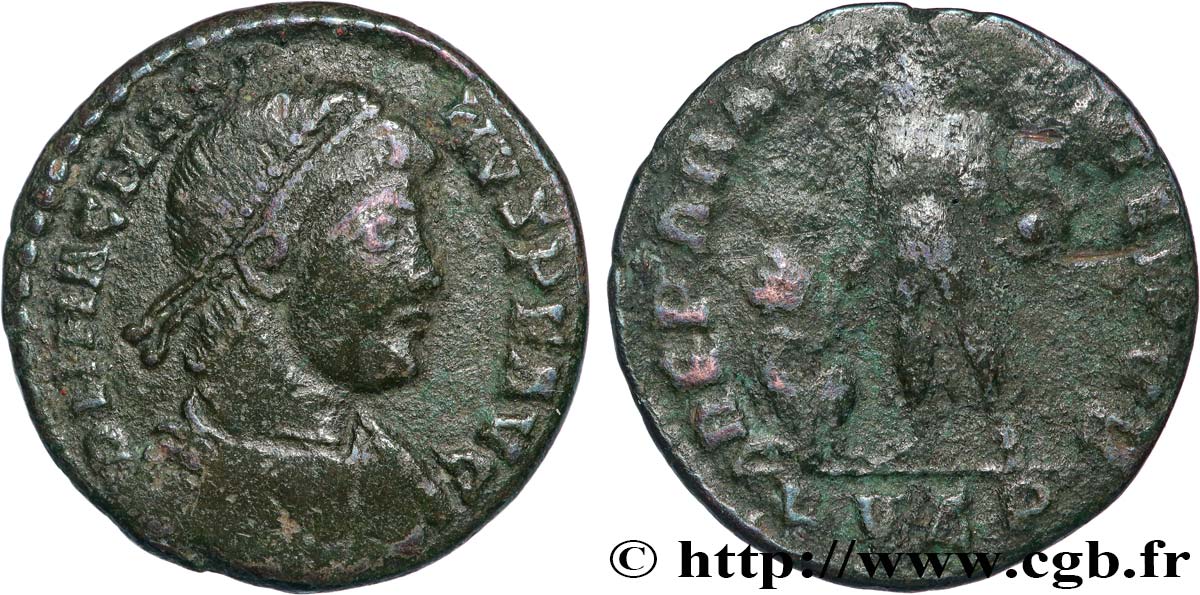 MAGNO MASSIMO Maiorina pecunia, (MB, Æ 2) BB/q.BB