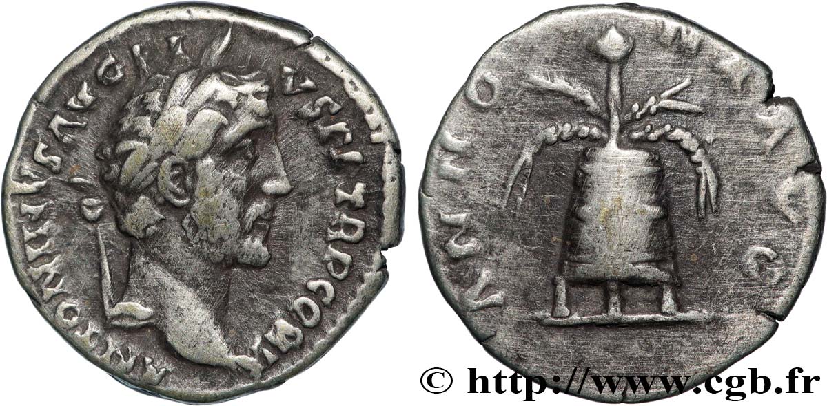 ANTONINUS PIUS Denier SS