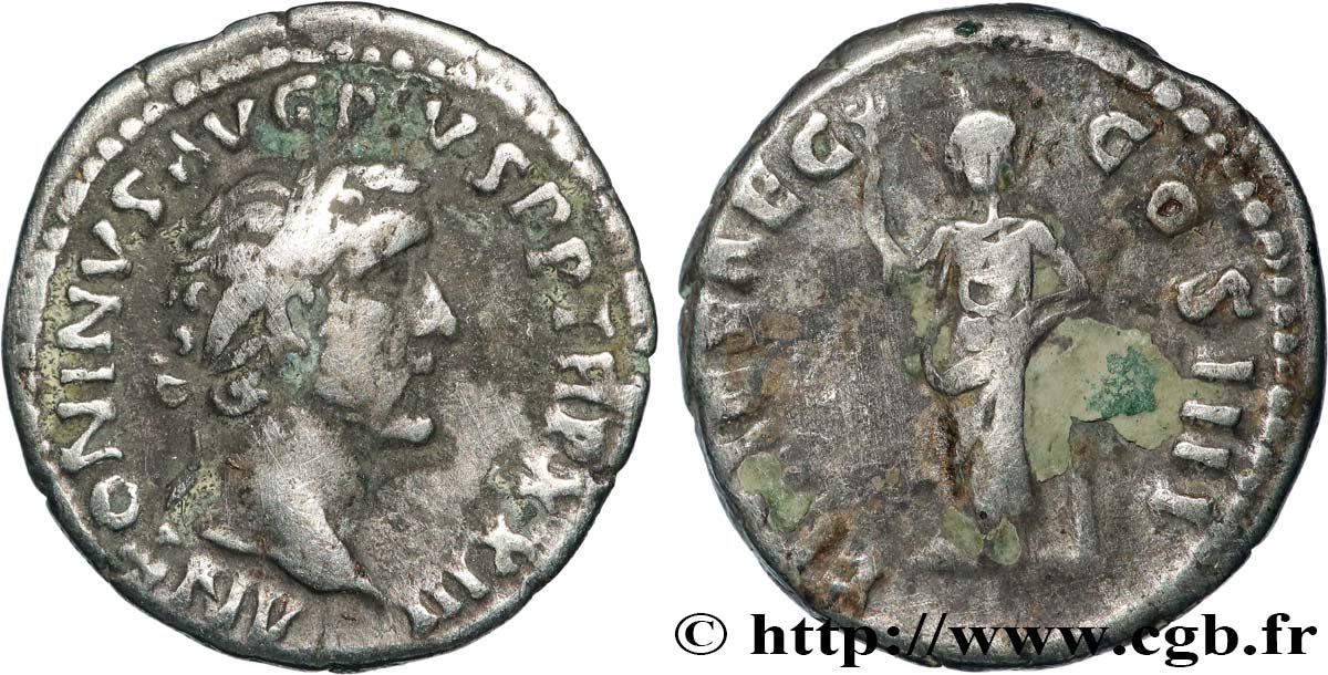 ANTONINUS PIUS Denier fSS