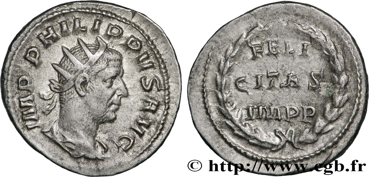 PHILIPPE Ier L&nbsp;ARABE Antoninien TTB+