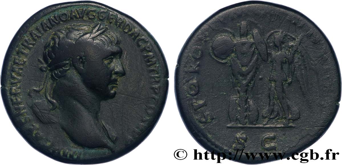 TRAJANUS Sesterce XF