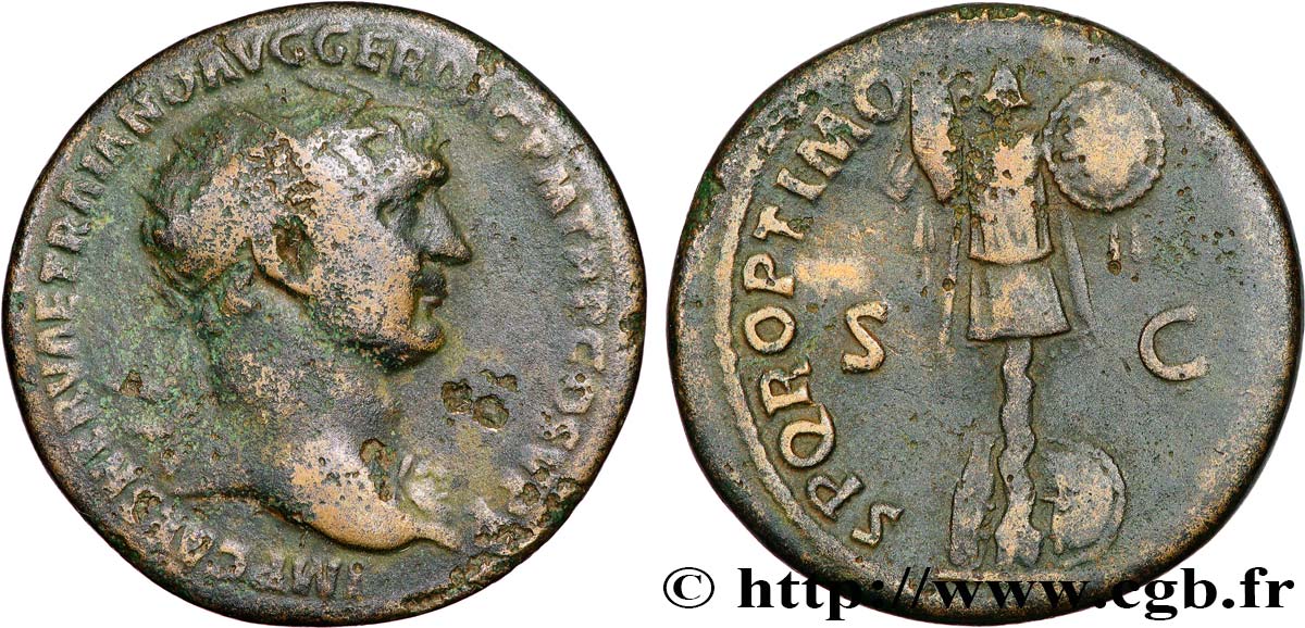 TRAJAN Dupondius TB+