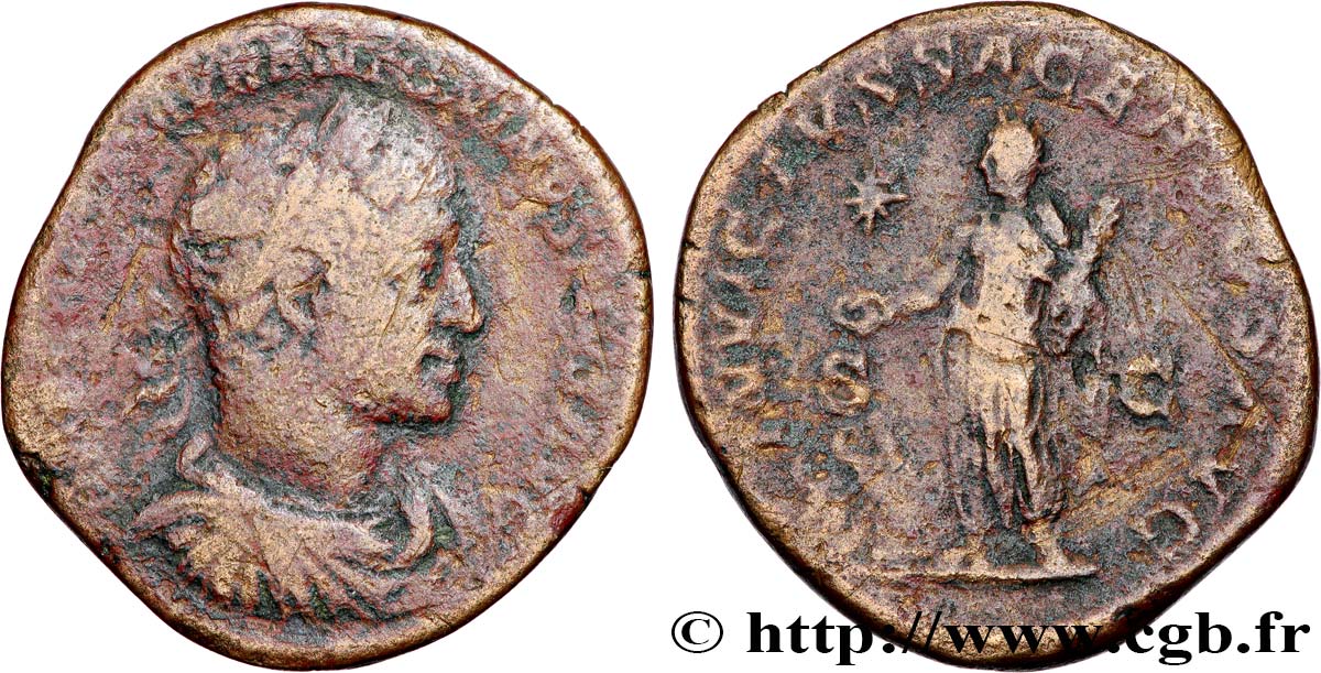 ELAGABALUS Sesterce VF