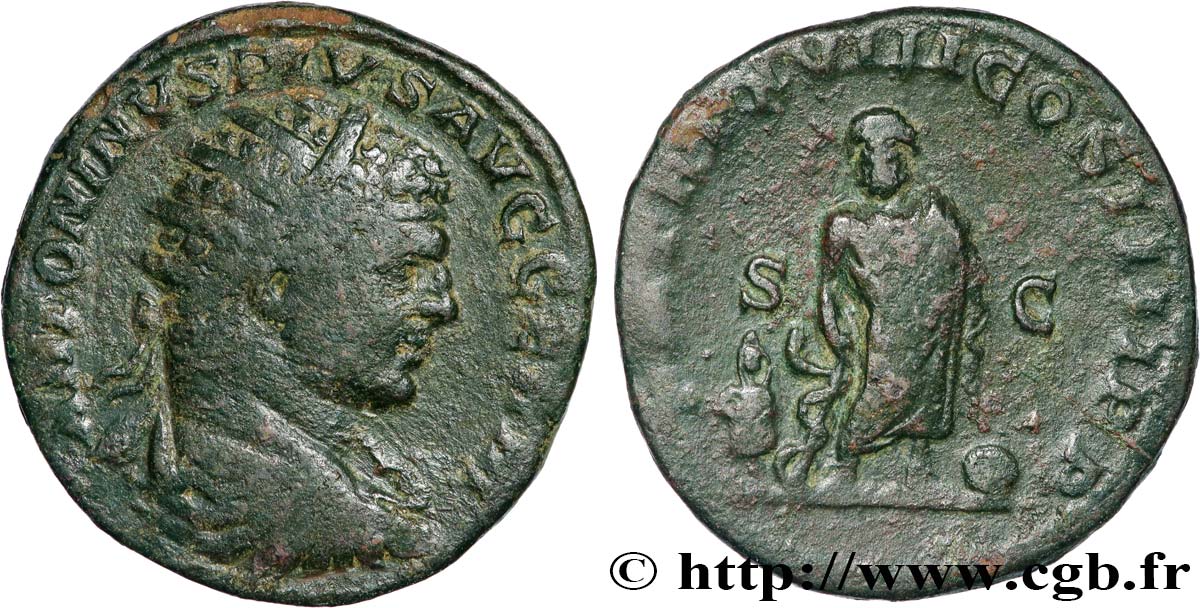 CARACALLA Dupondius BC+