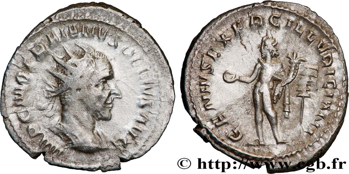 TRAJAN DÈCE Antoninien TTB