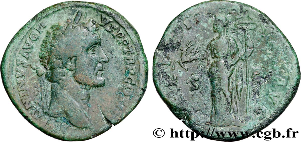 ANTONINUS PIUS Sesterce XF