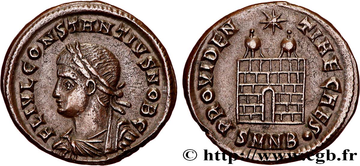 CONSTANCE II Centenionalis ou nummus SUP