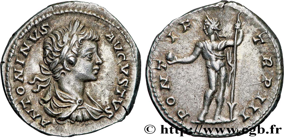 CARACALLA Denier AU