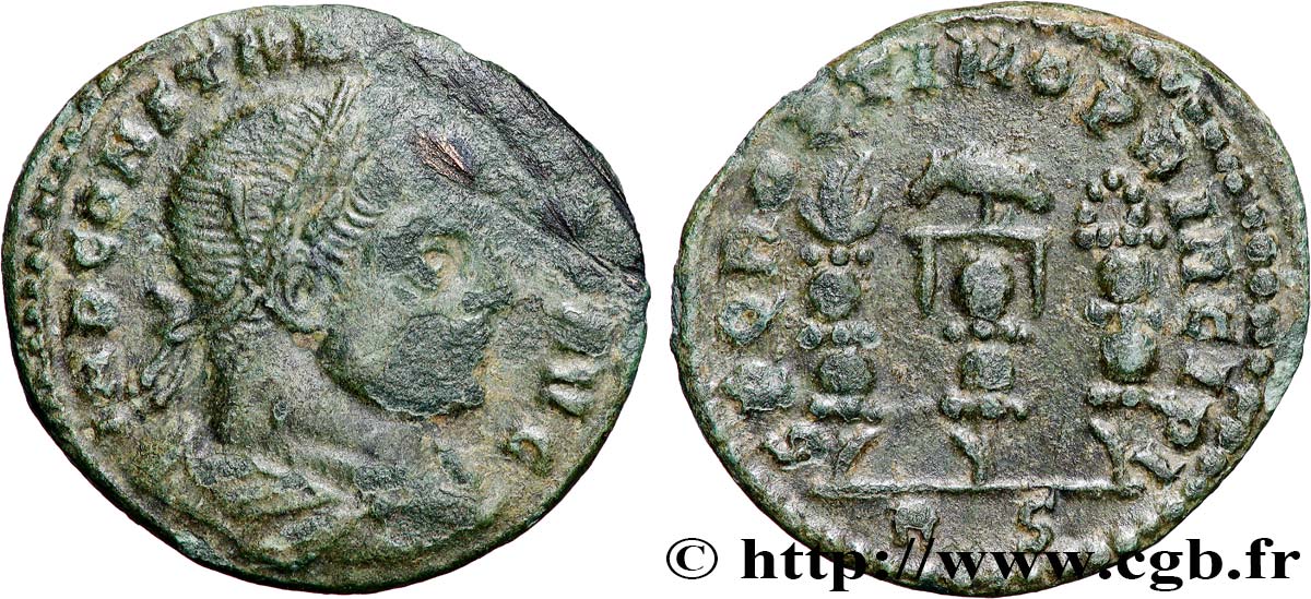 CONSTANTINE I THE GREAT Follis ou nummus XF