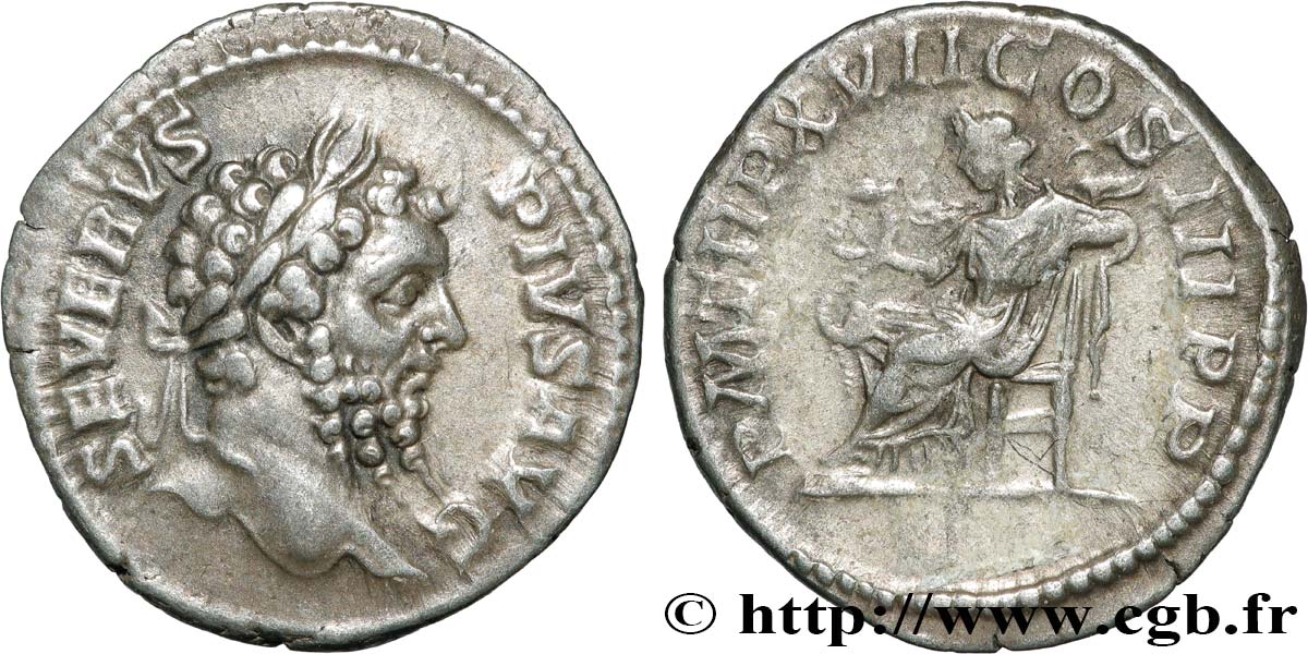 SEPTIMIUS SEVERUS Denier AU/VF