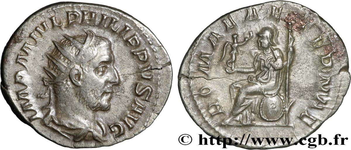 PHILIPPE Ier L ARABE Antoninien TTB+
