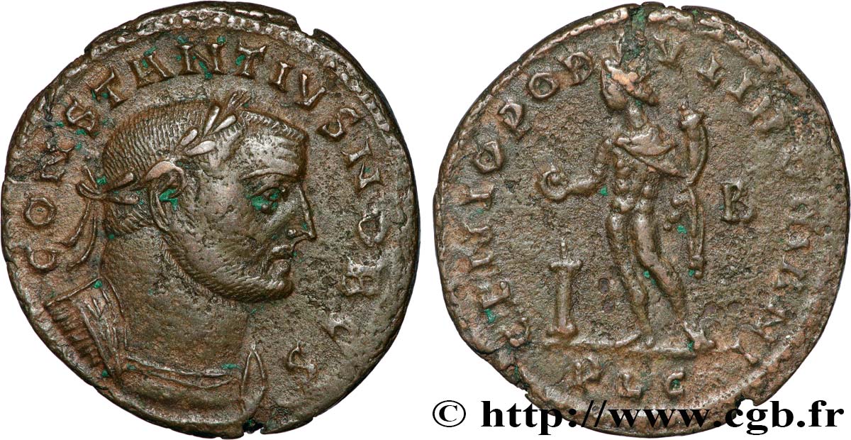 CONSTANTIUS I Follis ou nummus AU/XF