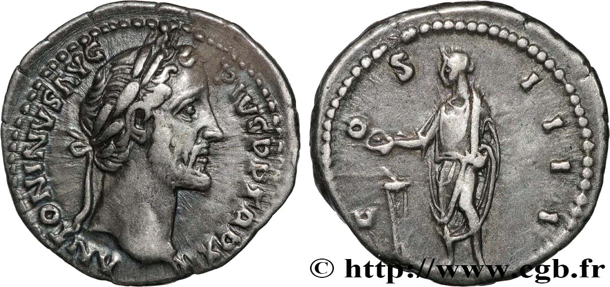 ANTONINUS PIUS Denier fVZ