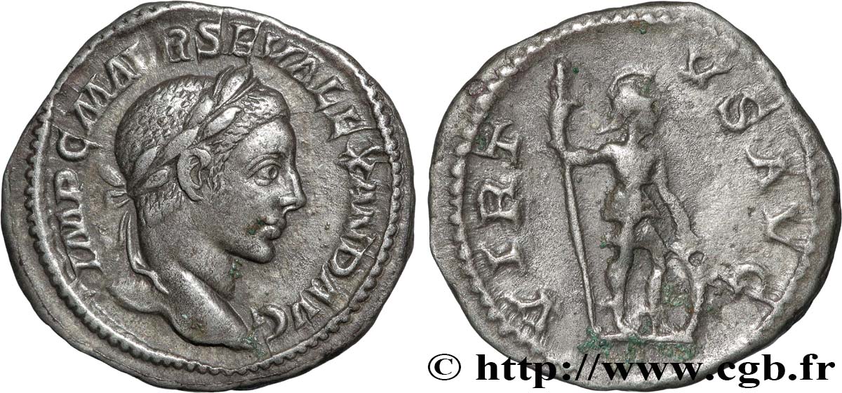 ALEXANDRE SÉVÈRE Denier TTB+/TTB