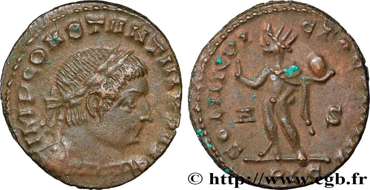 CONSTANTINE I THE GREAT Follis ou nummus AU/AU