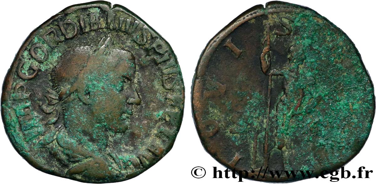 GORDIAN III Sesterce VF