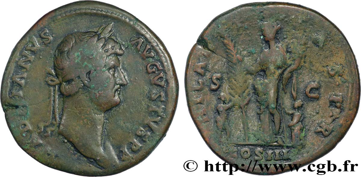 HADRIAN Sesterce VF