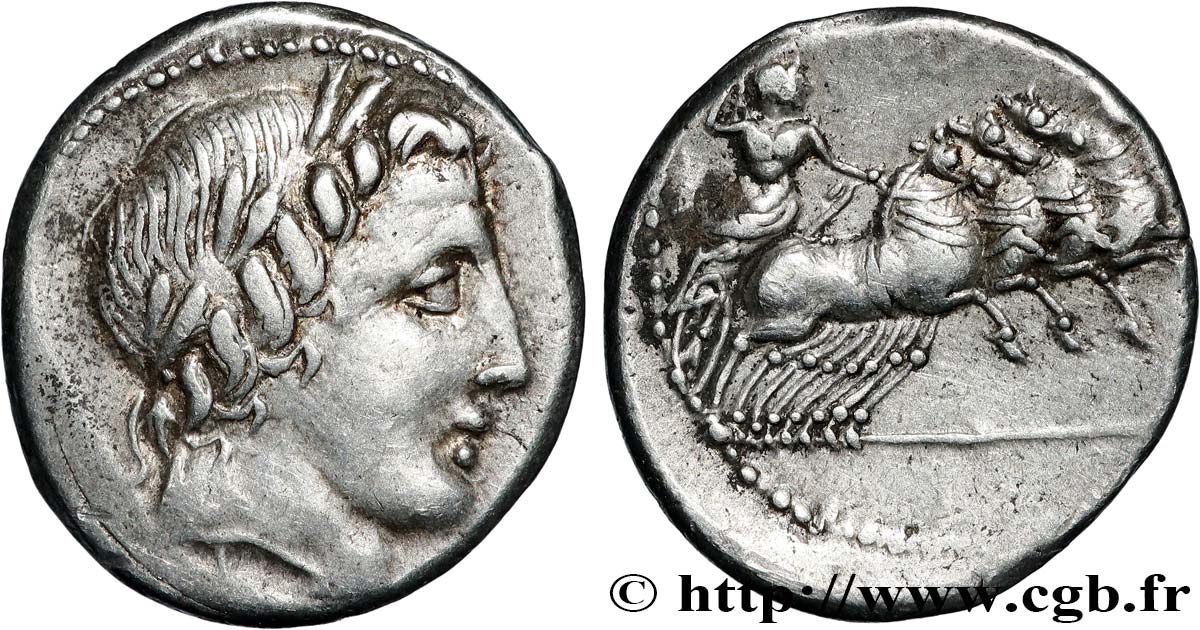 RÉPUBLIQUE ROMAINE - ANONYME Denier TTB+