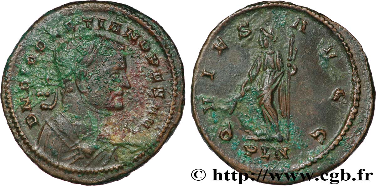 DIOCLÉTIEN Follis ou nummus TTB/TTB+