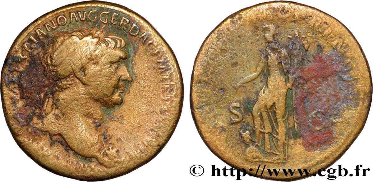 TRAJAN Sesterce TB+/TB