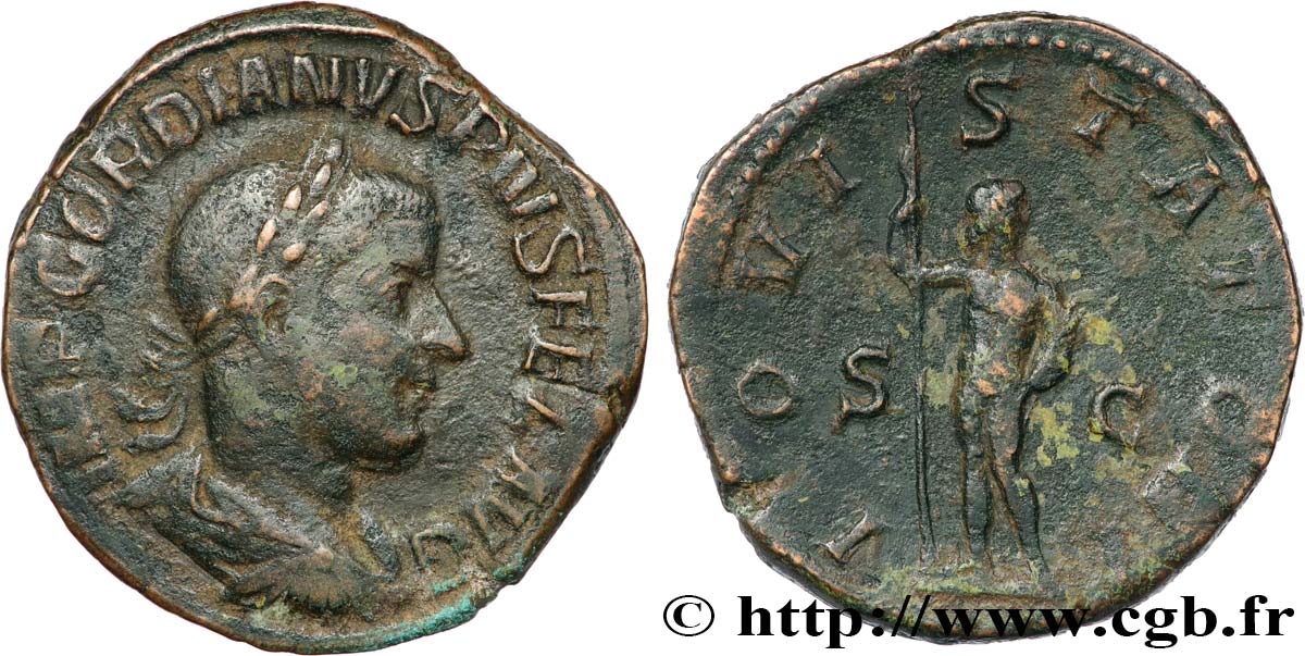 GORDIAN III Sesterce XF