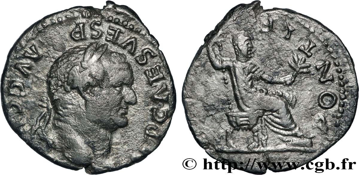 VESPASIAN Denier XF