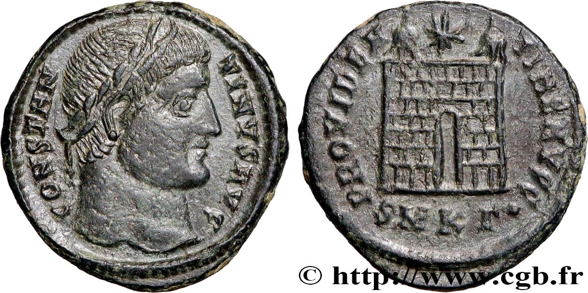 CONSTANTINE I THE GREAT Centenionalis ou nummus AU