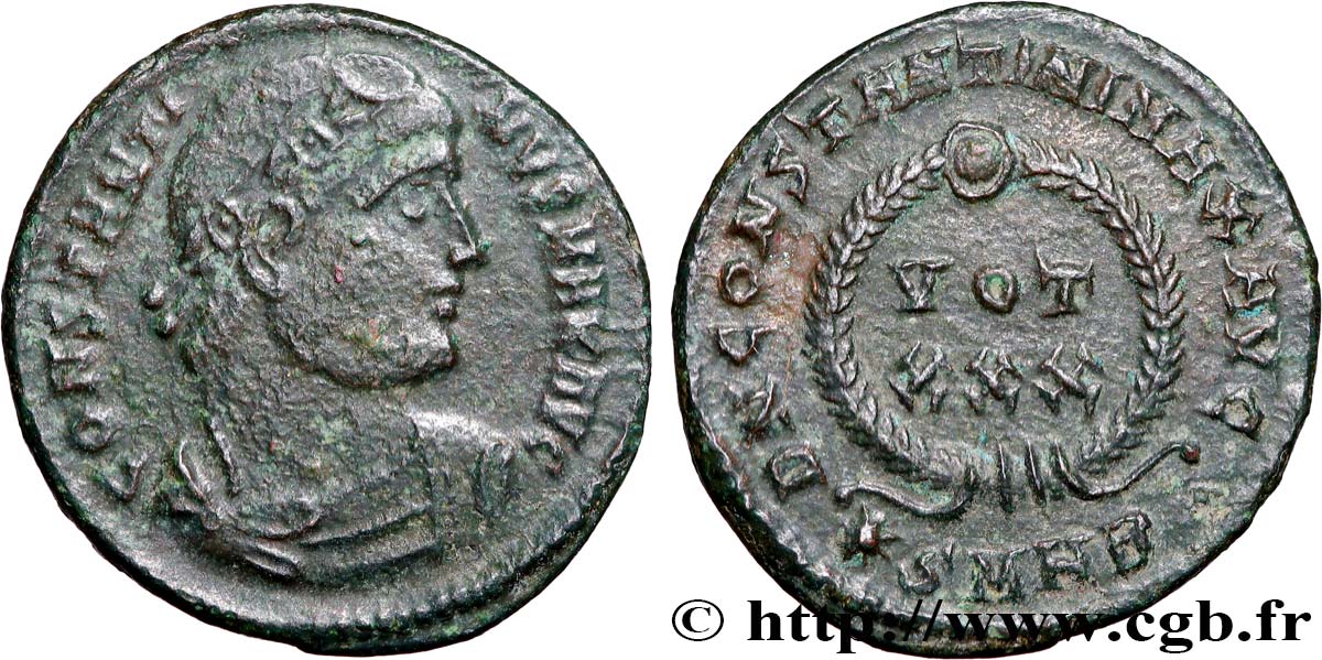 CONSTANTINE I THE GREAT Centenionalis ou nummus XF/AU