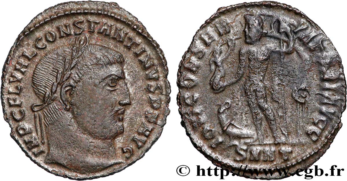 CONSTANTINE I THE GREAT Follis ou nummus AU/XF