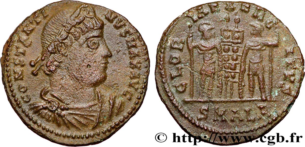 CONSTANTINE I THE GREAT Centenionalis ou nummus XF