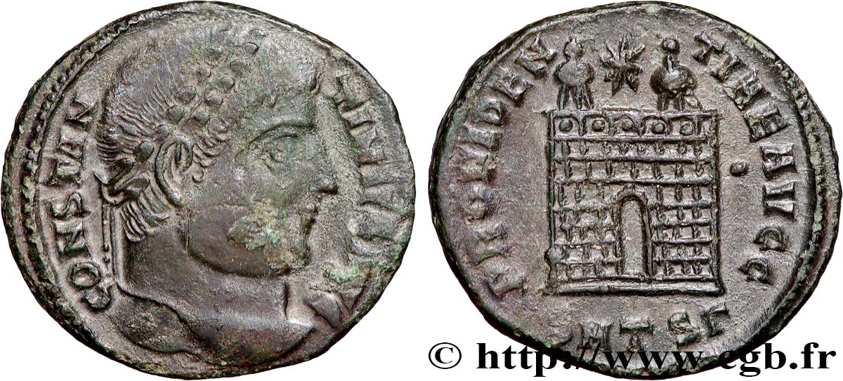 CONSTANTINE I THE GREAT Centenionalis ou nummus AU