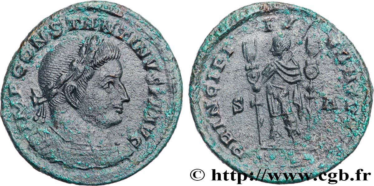 CONSTANTINUS I DER GROßE Follis ou nummus fVZ