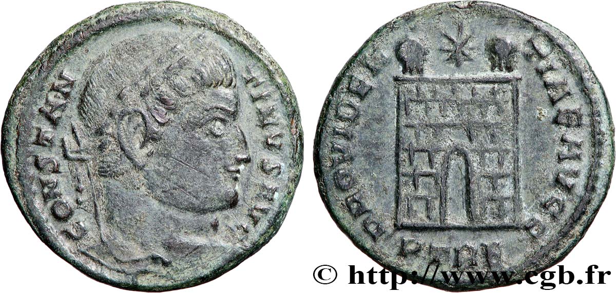 CONSTANTINO I EL MAGNO Centenionalis ou nummus MBC+