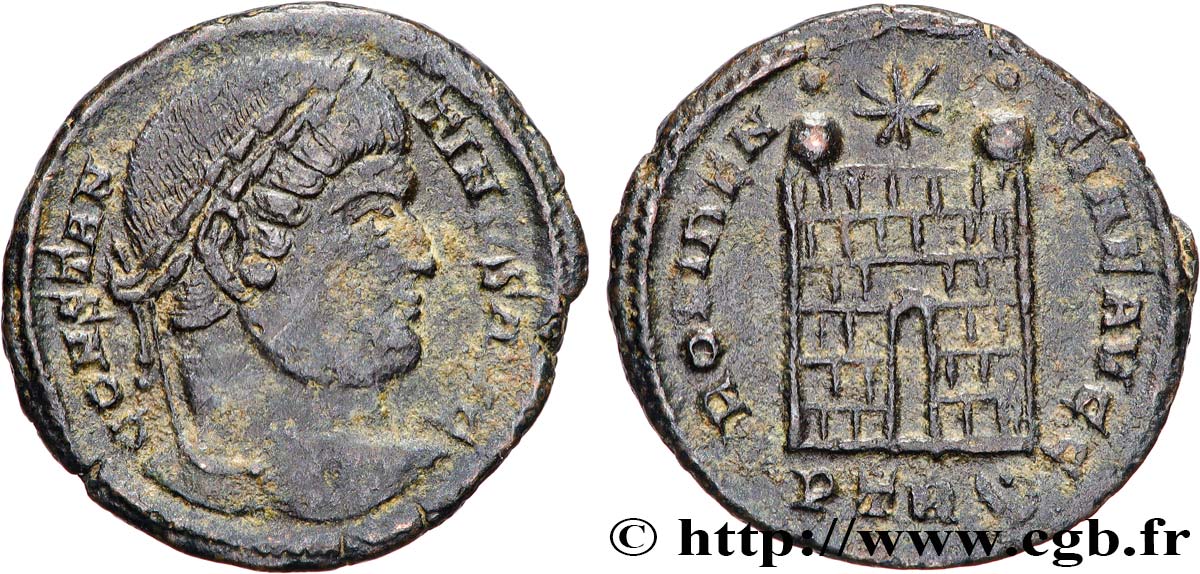 CONSTANTINUS I DER GROßE Centenionalis ou nummus SS