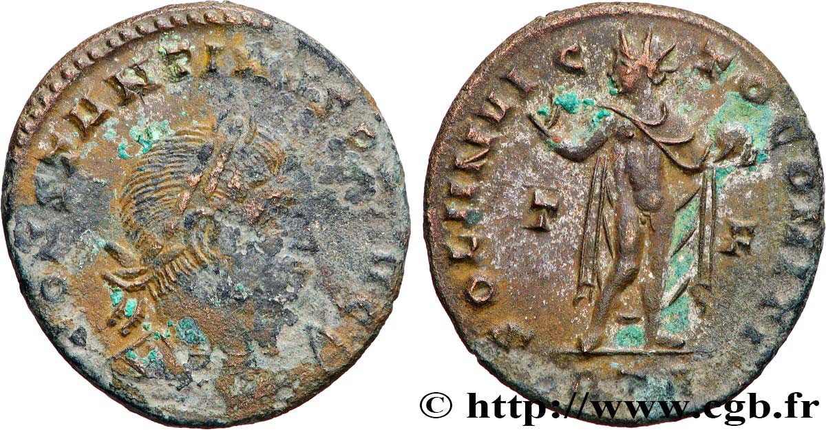 CONSTANTINO I EL MAGNO Follis ou nummus BC+/MBC+