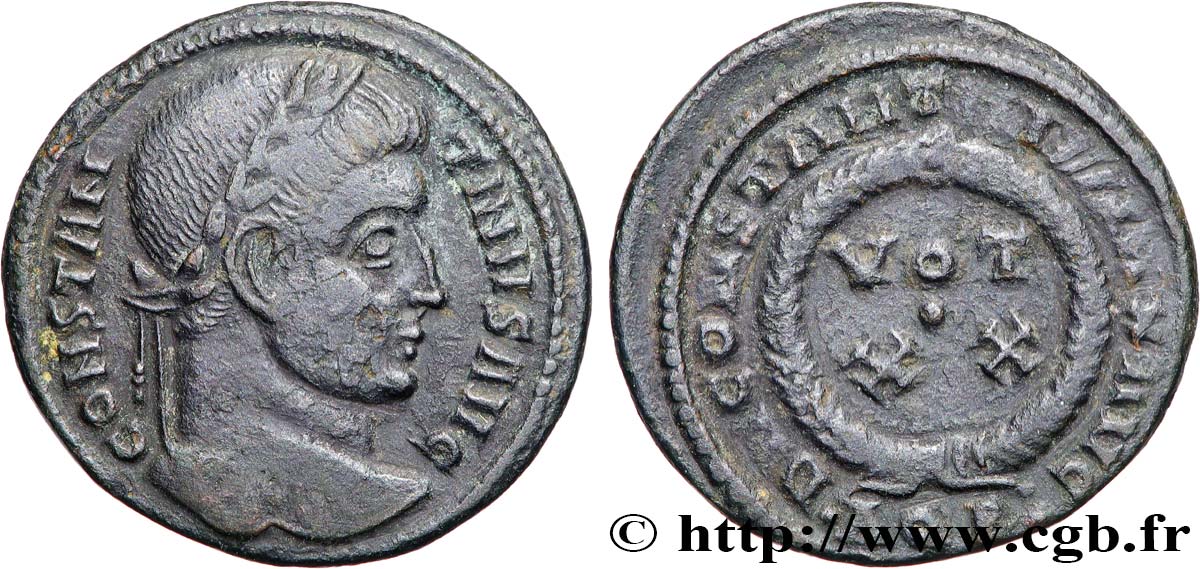 CONSTANTINUS I DER GROßE Centenionalis ou nummus fVZ