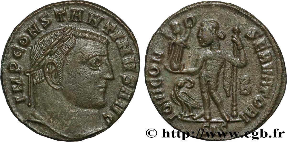 COSTANTINO I IL GRANDE Follis ou nummus q.SPL