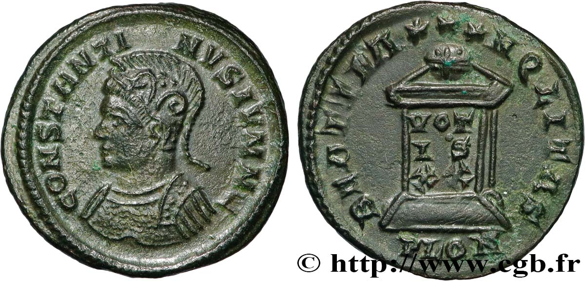 CONSTANTINE II Centenionalis ou nummus AU