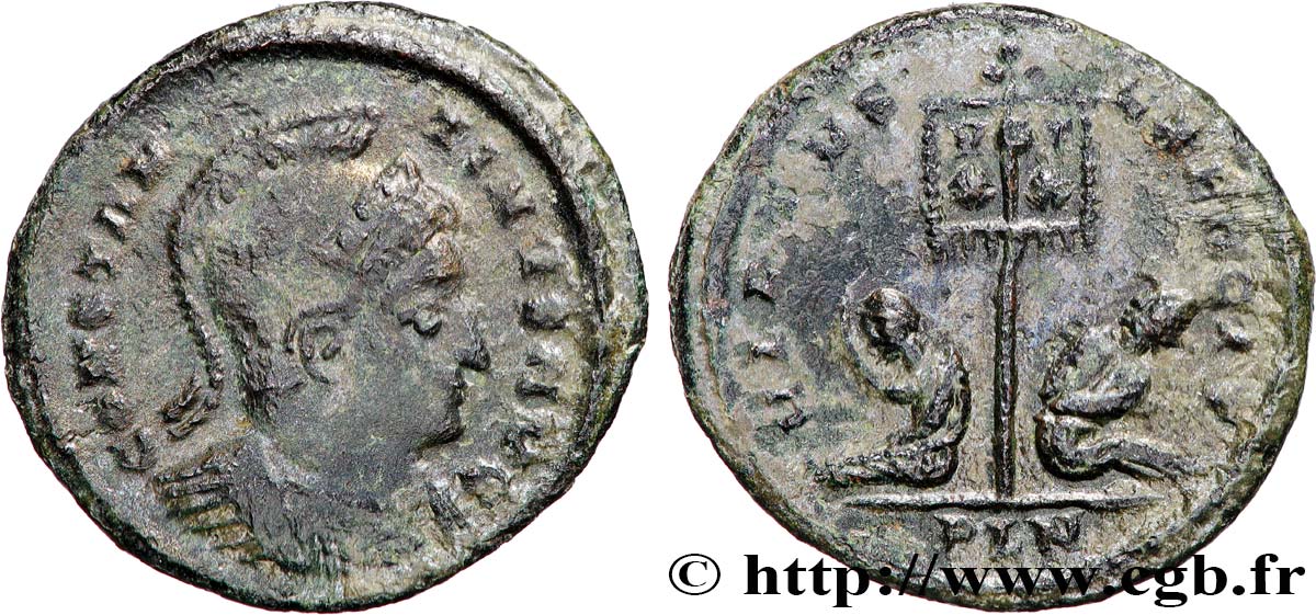 CONSTANTIN Ier LE GRAND Centenionalis ou nummus TTB+
