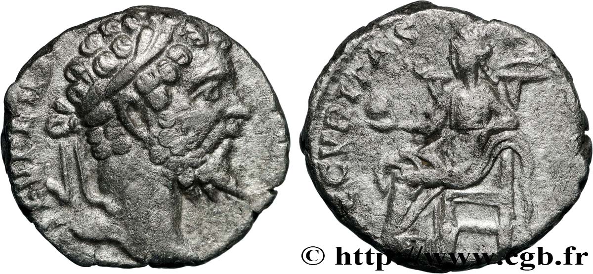 SEPTIMIUS SEVERUS Denier XF