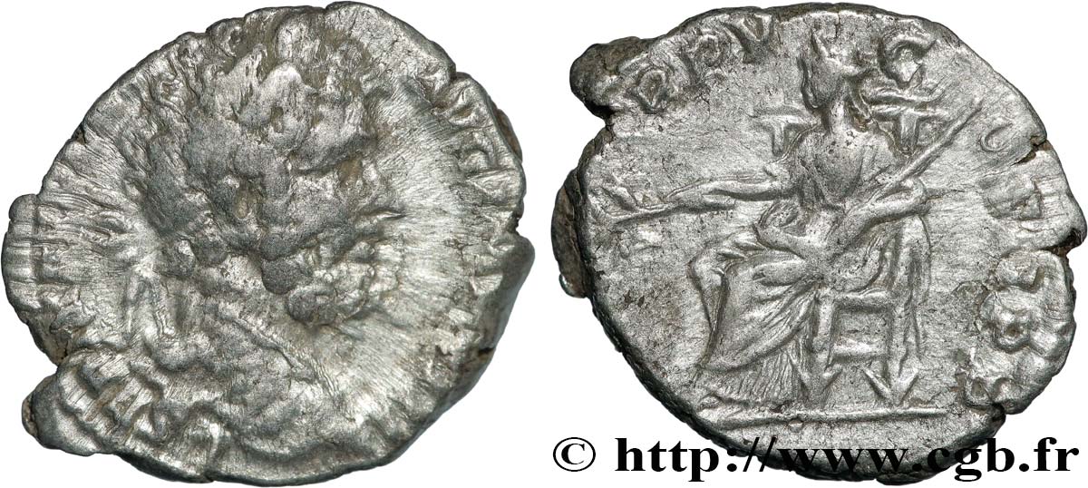 SEPTIMIUS SEVERUS Denier VF