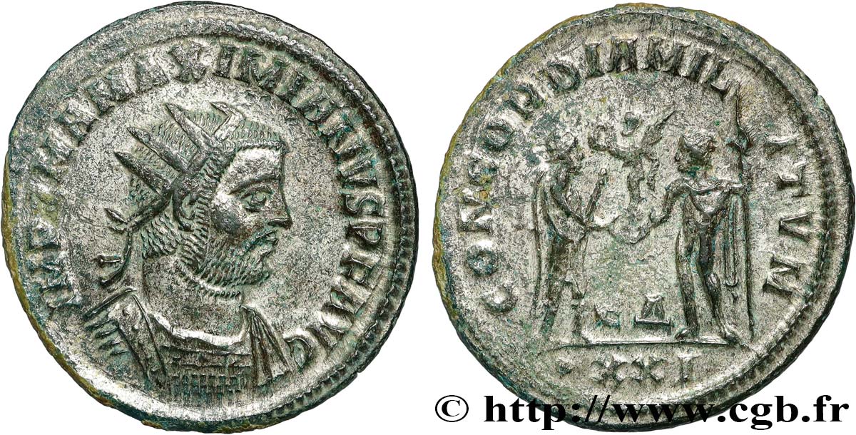 MAXIMIANUS HERCULIUS Aurelianus VZ