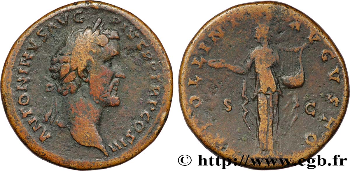 ANTONINUS PIUS Sesterce XF