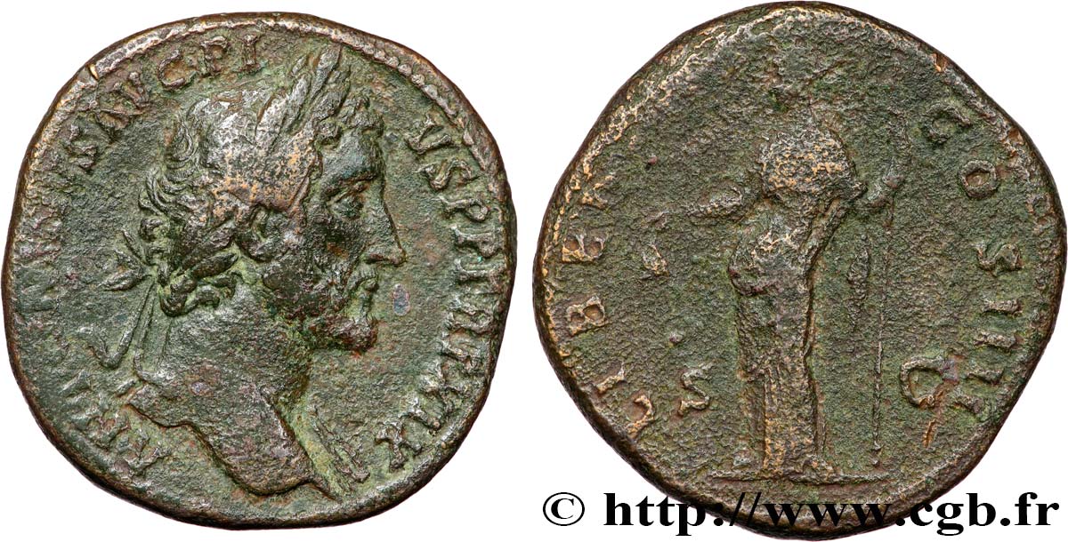 ANTONINUS PIUS Sesterce XF/VF