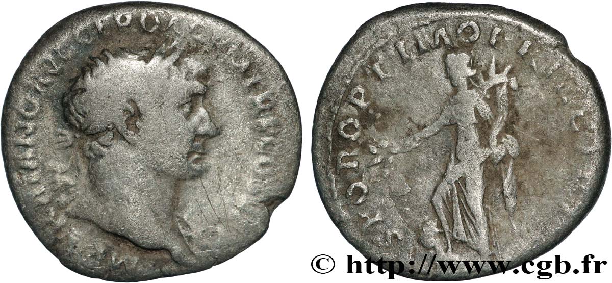 TRAJANUS Denier VF