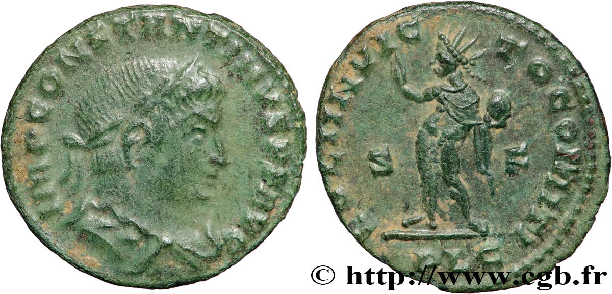 CONSTANTINE I THE GREAT Follis ou nummus XF/AU