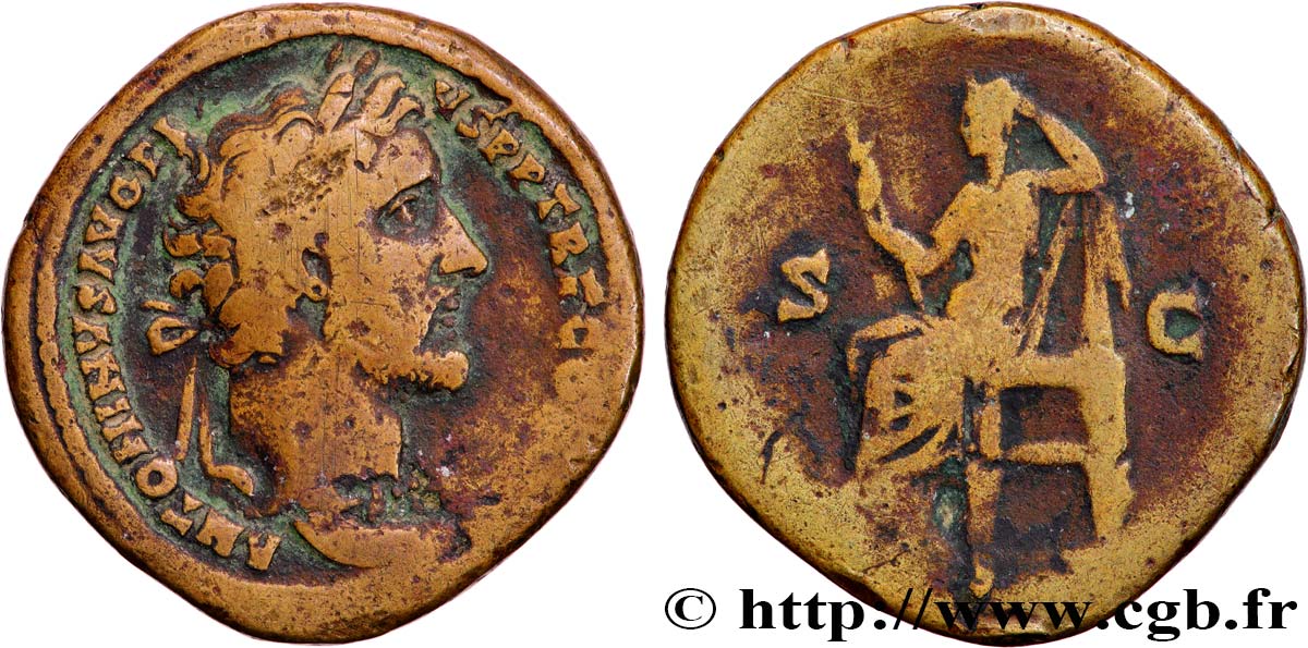 ANTONINUS PIUS Sesterce fSS
