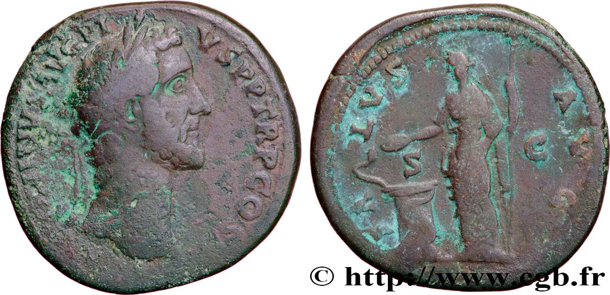 ANTONINUS PIUS Sesterce VF